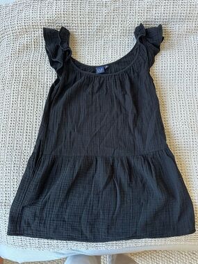 GAP crinkle gauze mini dress